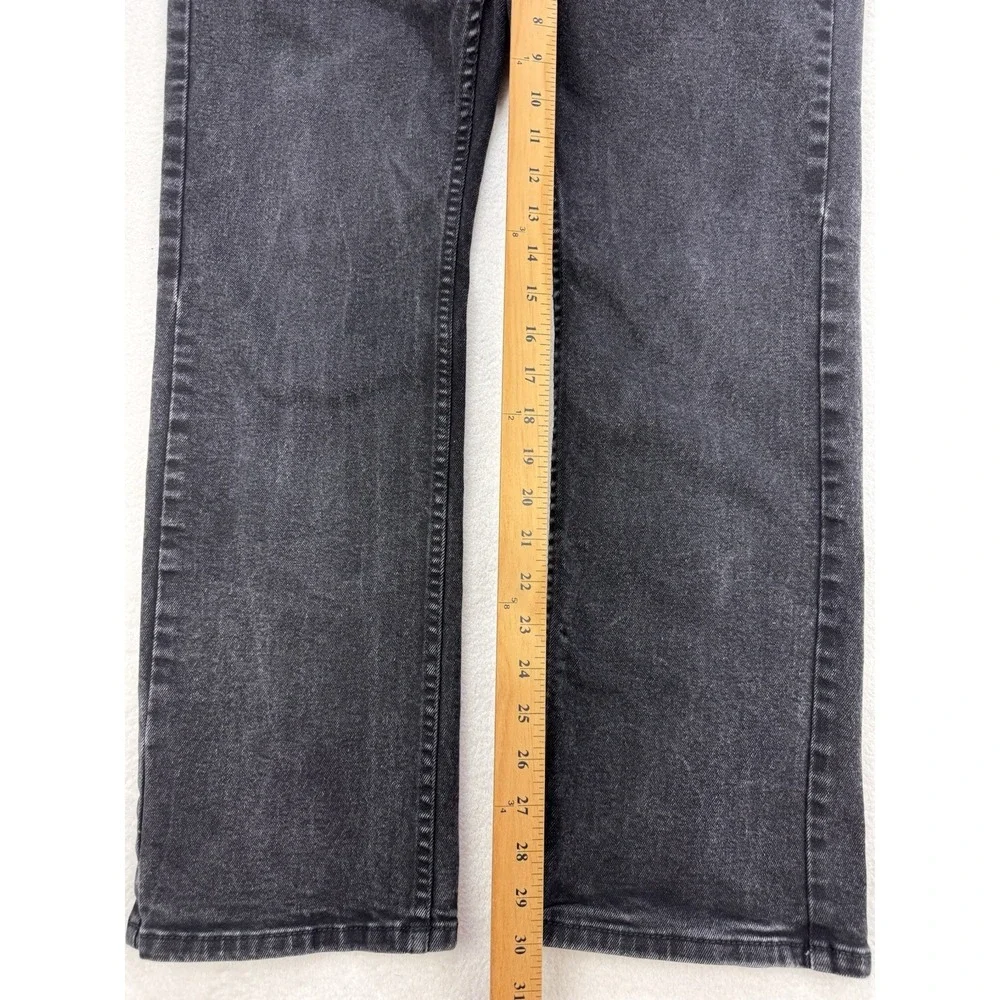 Cody James Jeans Men 36x30 Black Straight Stretch Distress‎ Denim Western